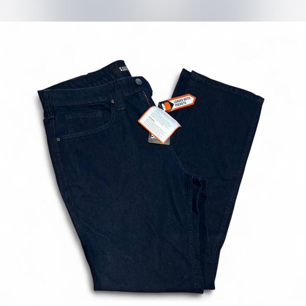 5.11 Tactical Men's Navy Straight Jeans